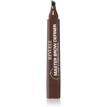 Revuele Master Brow Definer 4 Tips Eyebrow Pencil creion sprâncene precise - imagine 2